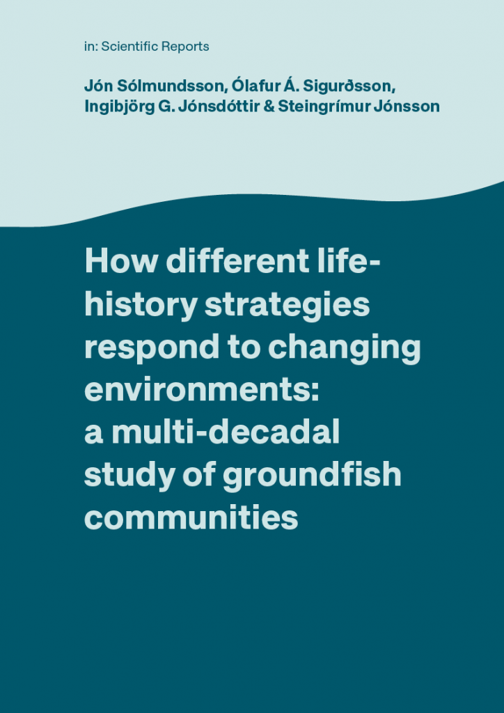 cover of the publication How different life-history strategies respond to changing environments: a multi-decadal study of groundfish communities